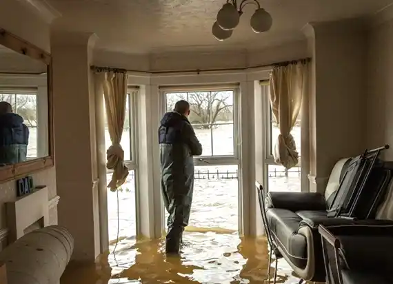 water damage restoration service Babson Park